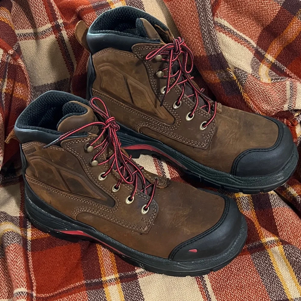 Red Wing 4402 Leather Work Boot with Steel Toes